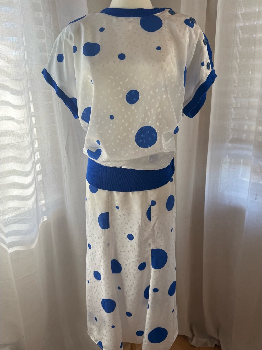 Vintage Andrea Gayle Skirt and Blouse Set